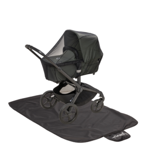 Gulvbeskyttelse 90x145 cm - Svart