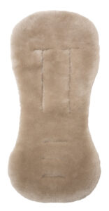 187_Taupe seatliner tinkafu barnevogn lammeskinn