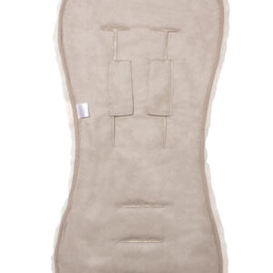 187_Taupe seatliner tinkafu barnevogn lammeskinn