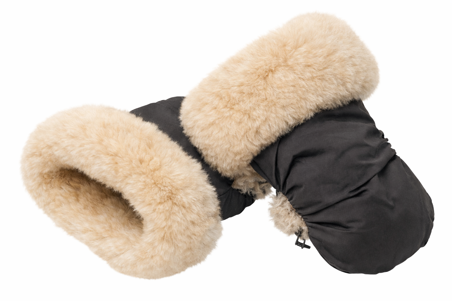 174 beige fake fur vognvott tinkafu