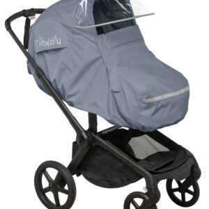 Regntrekk med skjerm Magic print Blue Fog