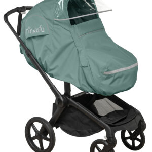 Regntrekk med skjerm Magic print Mint